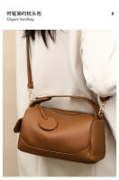 Bolso bandolera de piel suave de gran capacidad para mujer, bolso de viaje tipo almohada, bolso de hombro portátil para mujer - details 3