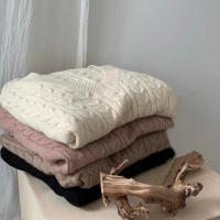 Falda corta de punto para mujer, ropa elegante de manga larga con cuello puntiagudo, usada, negra, invierno - details 36