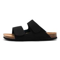 Sandalias clásicas de corcho de cuero para hombre, zapatillas, diseño de marca de lujo, Sandalias planas con correa y hebilla, zapatillas, zapatos - details 7