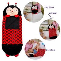 Saco de dormir con dibujos animados para niños y niñas, saco de dormir con almohada de felpa, cálido, Animal, regalo de Navidad - details 7