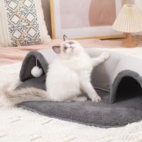 Ellipses-túnel interactivo para mascotas, cama de doble uso para gatos, hurones, conejos, juguetes de interior, casa, juguete de entrenamiento para gatitos - details 1