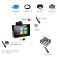 Elecpow-probador de CCTV 1800ADH-Plus con rastreador de cable, probador de cámara IP de muñeca de 4 pulgadas, 4K, H.265, CVBS, CVI, TVI, AHD, analógico - details 3