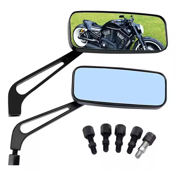 Espejo Retrovisor Antideslumbrante Para Motos Harley, 10mm - 1