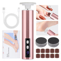 Removedor de callos eléctrico, lima de pies profesional, máquina de pedicura, talón recargable, eliminación de piel muerta agrietada, papel de lija para pies, exfoliante - details 0