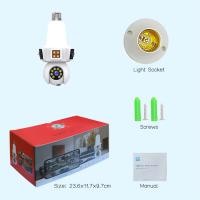 Cámaras de vigilancia wifi doméstico inalámbrico WIFI inteligente remoto  interior Lámpara alarma vigilancia - details 1
