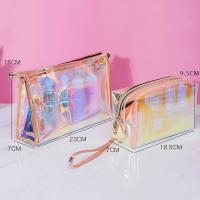 Bolsa de PVC transparente para brochas de maquillaje, neceser de belleza para mujer, bolsa de lavado con cremallera, bolsa de maquillaje, bolsa de cosméticos de viaje - details 0