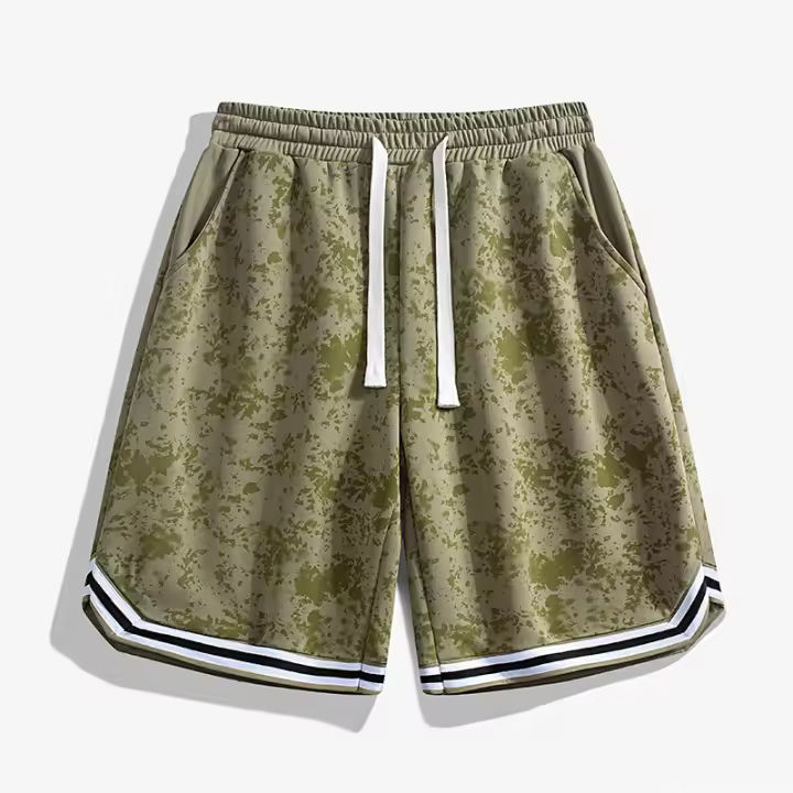 Pantalones cortos estampados para hombre, pantalones cortos deportivos para vacaciones en la playa, pantalones cortos informales sencillos y transpirables para hombre - 1