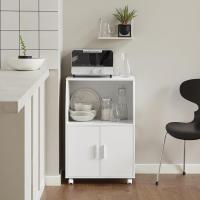 Estantería para microondas, Carrito de Almacenamiento con Ruedas para Cocina, Armario de Almacenamiento - details 1