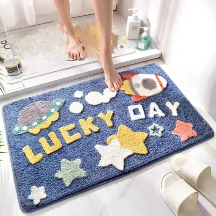 Alfombra absorbente espesada para interiores, anticaída, antideslizante y antigolpes, alfombra multiusos, alfombra para mascotas, alfombra para salón cocina baño dormitorio - 1