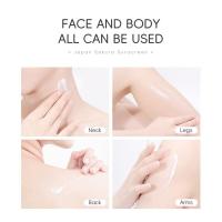 Sakura Crema de protección solar Bloqueador solar facial SPF50 Conjunto de aislamiento iluminador hidratante - details 7