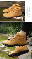 Botas de nieve impermeables para hombre y mujer, botines informales de felpa para mantener el calor, Unisex, Invierno - details 18