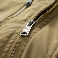 Chaqueta gruesa con capucha a prueba de viento para hombre, Parka cálida de lana con cuello de piel, abrigo informal clásico de marca, moda de invierno, 2024 - details 13