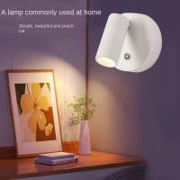 Luz LED de pared portátil, foco recargable por USB, rotación de 360 °, sin cableado, lámpara magnética para dormitorio - details 2