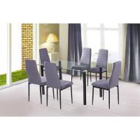 Mesa de Comedor Negra, Mesa de Cristal para Cocina, Medidas Mesa Moderna salón: 140 cm Largo x 80 cm Ancho x 75 cm Alto - details 1