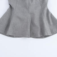 Moda Otoño-Invierno para Mujer OUWU Blusa Lateral con Cremallera Estilo Chic sin Mangas - details 5