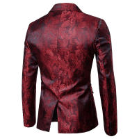 Traje de vestido de cachemir de 2 piezas para hombre, conjuntos de pantalones de Blazer de boda de fiesta - details 8