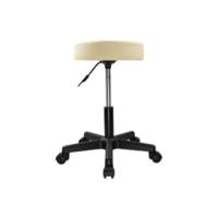 Taburete Giratorio Taburete de Bar Taburete de Trabajo Regulable en Altura 51-67cm Giratorio de imitación de Cuero Negro - details 5