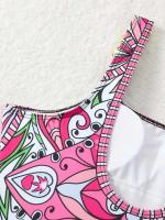 Traje de baño retro sexy y de moda 2025 con estampado push up y traje de baño de una pieza, corte de bikini de aguas termales para mujer - details 17