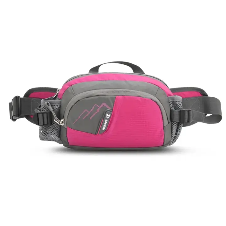 Piñonera de nailon con portabotellas, bolso para correr, piñonera impermeable para ciclismo, hidratación para trotar - 1