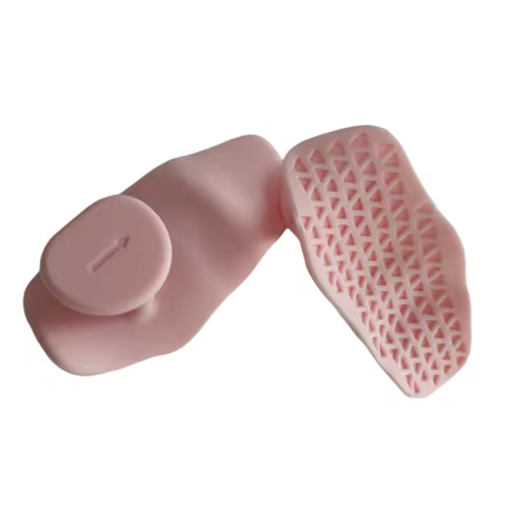 Protector de palma ergonómico para Fitness, Protector de palma antideslizante con textura triangular, suave de silicona, 1 par - 1
