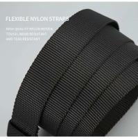 Cinturón multifunción con hebilla de nailon para caza al aire libre para hombre, cinturón de lona de alta calidad - details 6
