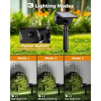 Luces Solares LED Exterior Jardin [8 Paquete/72LED], LED Exterior Solares Potente Impermeable Lampara Luz Solar Exterior Iluminacion para Suelo Exteriores, Blanco Calida - details 24