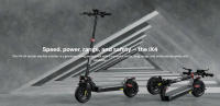 IScooter ix4-patinete eléctrico plegable para adultos, patinete eléctrico de 45 KM/H, patinete eléctrico de 800W, patinete de 48V y 15Ah - details 0