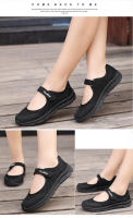 Zapatos informales de verano para mujer, zapatillas portátiles suaves, zapatos para caminar, suelas planas para mujer, zapatos blancos transpirables sin cordones - details 17