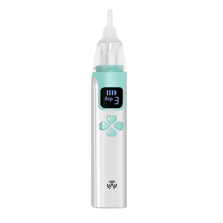 Aspirador Nasal eléctrico para bebé, limpiador de nariz automático, succión ajustable, música y función calmante ligera - 1