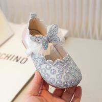 Zapatos de vestir para niñas, calzado de cuero con purpurina, diamantes de imitación, encaje, nudo de mariposa, Princesa, planos - details 16