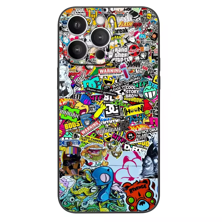 Funda de teléfono suave para iPhone XS 11 12 13 14 15 Mini Plus Pro Max, marca de moda - 1