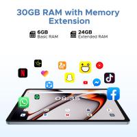 Tableta DOOGEE U11 Pro Android 15, tableta de 11 pulgadas, 30 GB + 256 GB2 TB TF Octa-Core, pantalla de 90 Hz, 8580 mAh, Netflix 1080P, Bluetooth 5.0 + 5G WiFi, Widevine L1, 13 MP + 5 MP, Face IDOTG - details 4