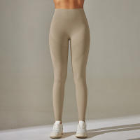 Hamidou-MALLAS DE Yoga sin costuras para mujer, ropa deportiva de entrenamiento, pantalones deportivos de cintura alta - details 5