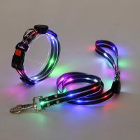 Nuevo collar luminoso LED para mascotas, correa de nailon para perros con correas de pvc - details 13