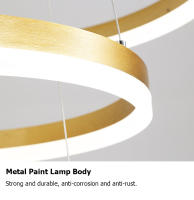 LEFANGXING Luces Colgantes LED Lámpara de Estair de Aluminio para Sala de Estar - details 11
