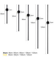 Lámpara LED de pared larga para interiores, iluminación moderna para dormitorio, sala de estar, sofá, fondo, candelabro de pared para decoración del hogar, mesita de noche - details 1