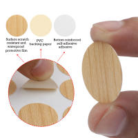 Pegatinas redondas de PVC autoadhesivas para muebles, cubierta de tapa de rosca, para manualidades de madera, escritorio, armario, calcomanías decorativas, 54 piezas por hoja - details 4
