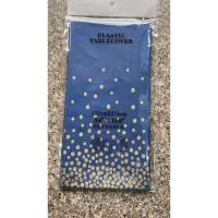 Mantel desechable de plástico, cubierta rectangular para mesa de fiesta, azul, dorado, impermeable, suministros de Decoración de cumpleaños y boda - details 10