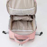 Mochila deportiva antirrobo para mujer, morral informal con carga USB de viaje, bolsa de equipaje para ordenador portátil, color rosa, novedad - details 14