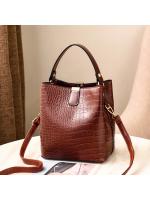 Bolso de Mano de PU con Patrón de Cocodrilo para Mujeres - details 5