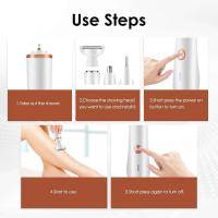 Depiladora multifuncional 5 en 1 para mujer, afeitadora para cara, nariz, pierna, axila, Bikini, recortadora de pelo, maquinilla de afeitar, resistente al agua, recarga USB - details 20