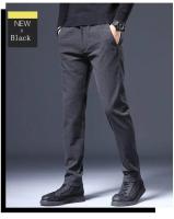 Pantalones Denim de Alta Calidad Estilo Clásico Otoño 2024 Vaqueros de Negocios Casuales para Hombres con Alta Comodidad y Elástico - details 9