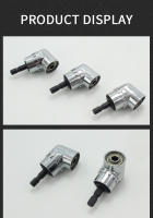 Llave de rosca ajustable de 105 grados con adaptador de bits hexales herramienta de rosca angle taladro - details 6