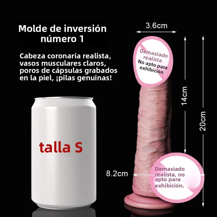 Semental grueso pene simulado carne suave realista masturbador europeo y americano tono de piel consolador juguetes sexuales femeninos - 1