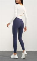 OzalCtree-mallas cálidas de cintura alta para Yoga, pantalones de Fitness para gimnasio, sin línea en T - details 5