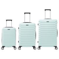 Elegante Conjunto de Maletas de Viaje Carcasa Ligera de ABS, Cerradura Numerada, 4 Ruedas Giratorias 360°, Asa Telescópica de Aluminio - details 0