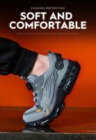 Zapatos de trabajo de seguridad para hombre y mujer, zapatillas cómodas, ligeras, transpirables - details 10