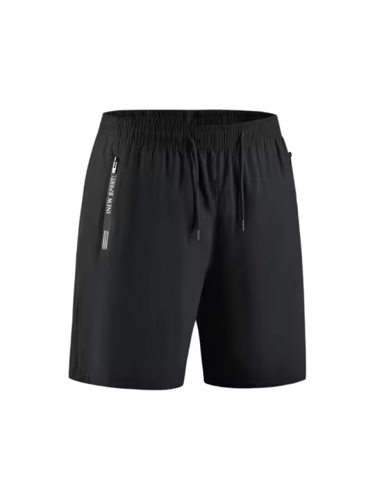 Nuevos pantalones cortos de seda de hielo para hombre, pantalones deportivos ligeros y sueltos para exteriores, transpirables y versátiles - 1