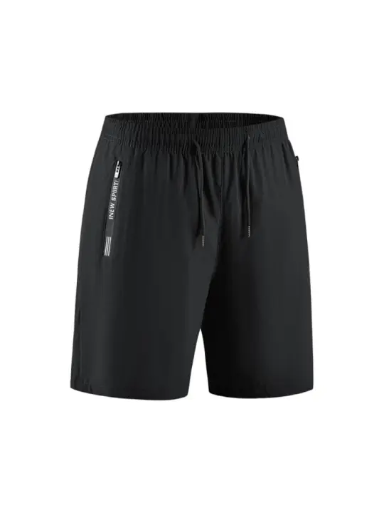 Nuevos pantalones cortos de seda de hielo para hombre, pantalones deportivos ligeros y sueltos para exteriores, transpirables y versátiles - 1