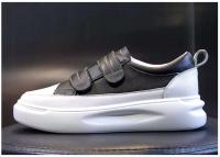 Nuevos zapatos de mujer de fondo plano informales de cuero de suela gruesa - details 0
